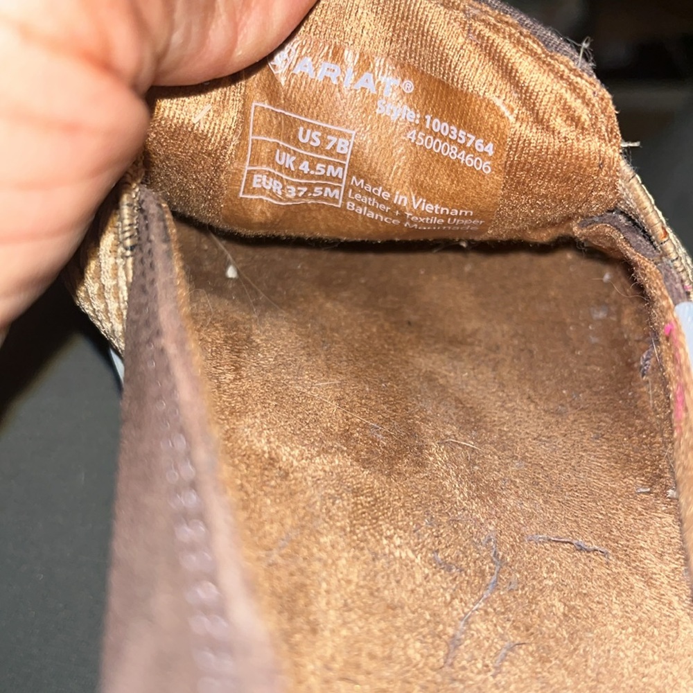 ARIAT cactus flamingo flats 7 - Picture 5 of 5